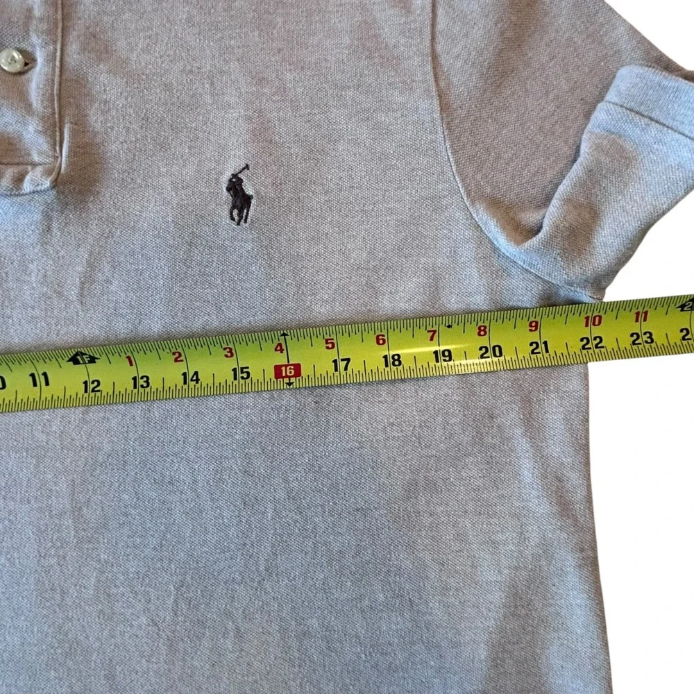 Polo Ralph Lauren Mens Classic Fit Short Sleeve Polo Shirt Tan Brown Large